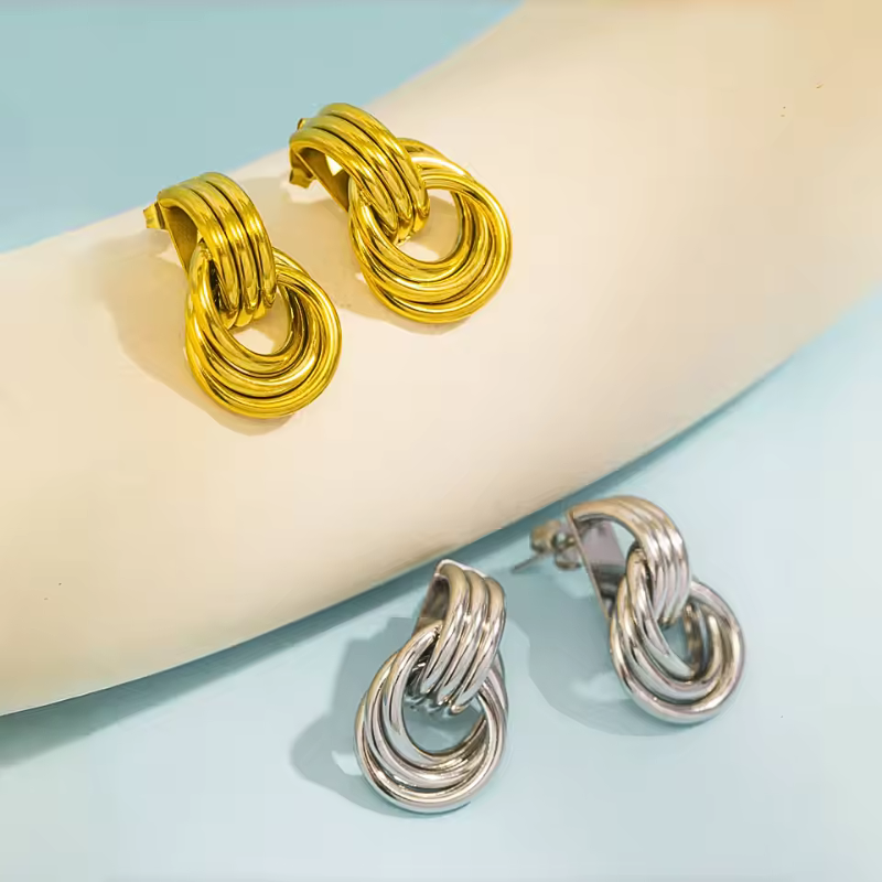 Twisted Drop Dangle Earring