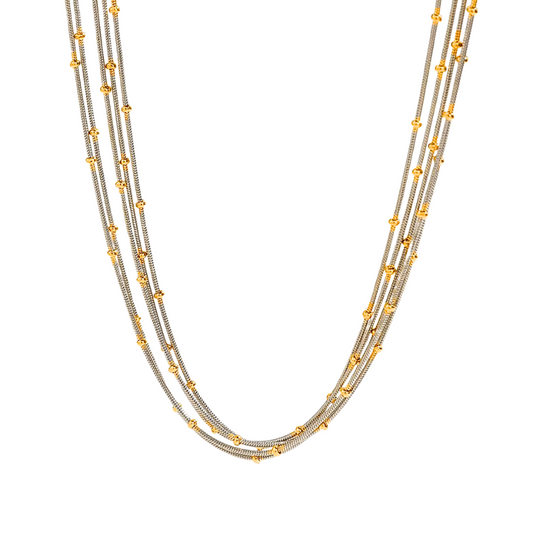 Stellar Strings Layered Necklace