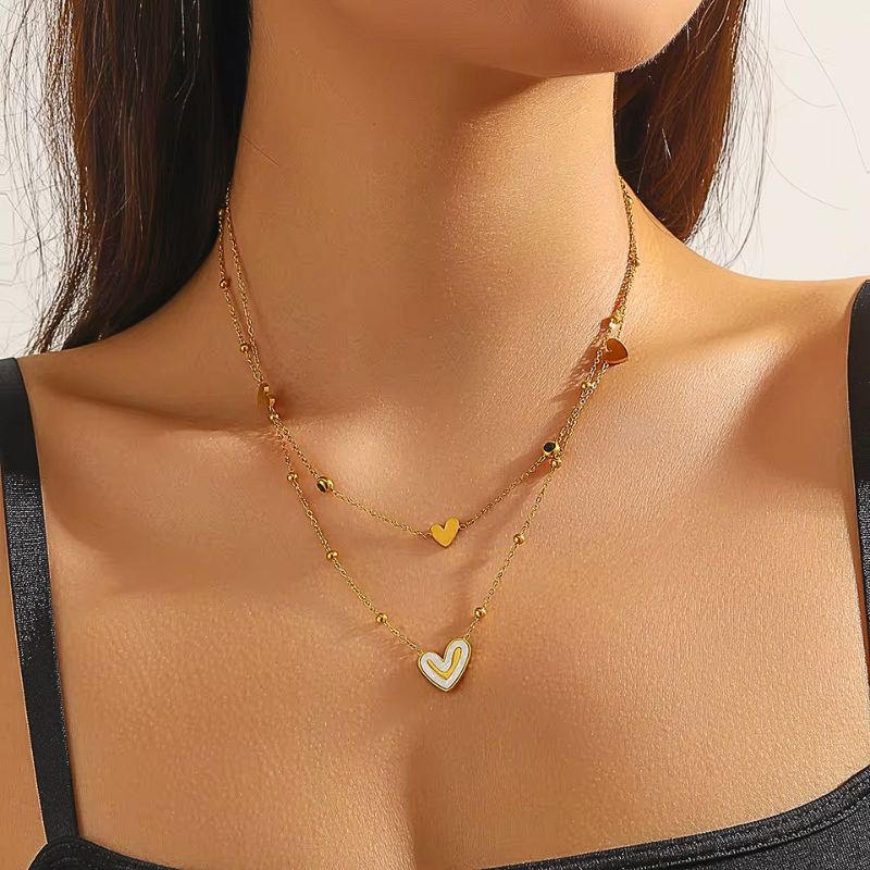 Cherished Heart Layered Necklace