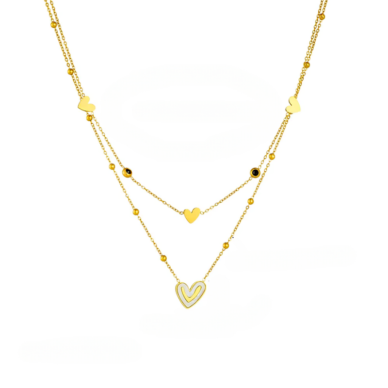 Cherished Heart Layered Necklace