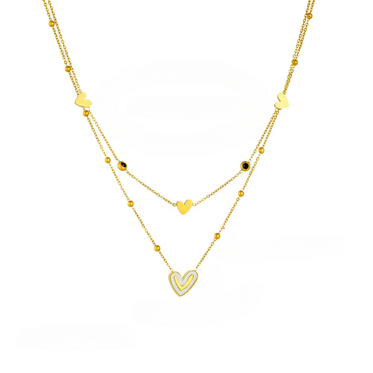 Cherished Heart Layered Necklace