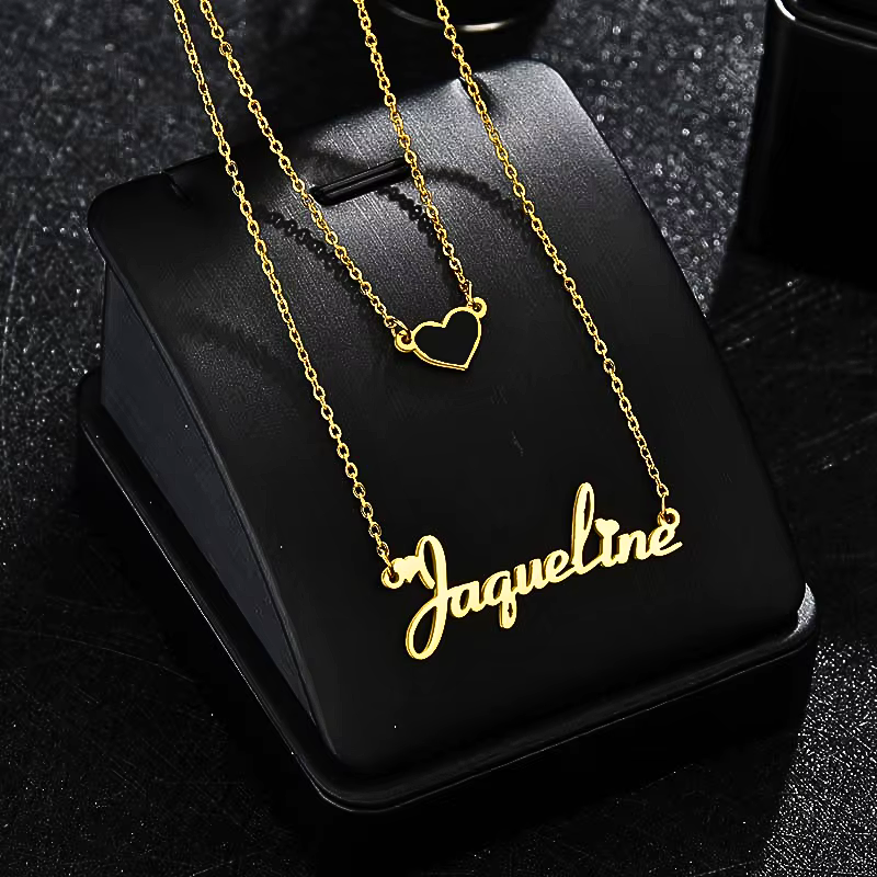 Personalized Love Layered Necklace