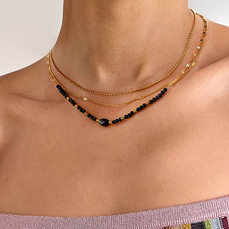 Regal Glimmer Layered Necklace