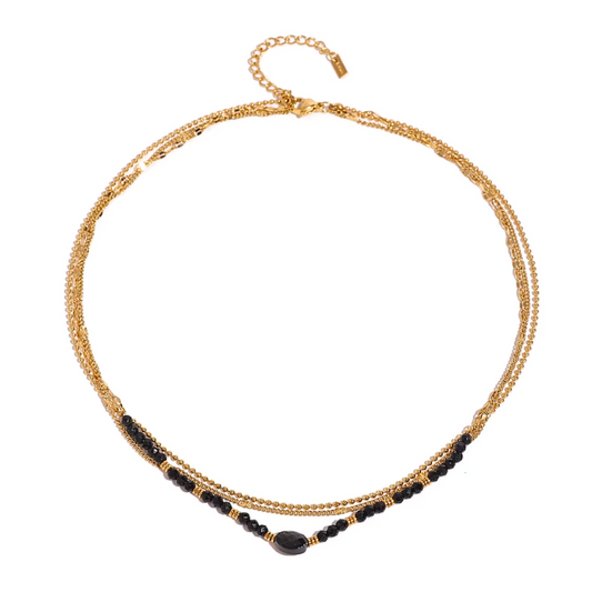 Regal Glimmer Layered Necklace