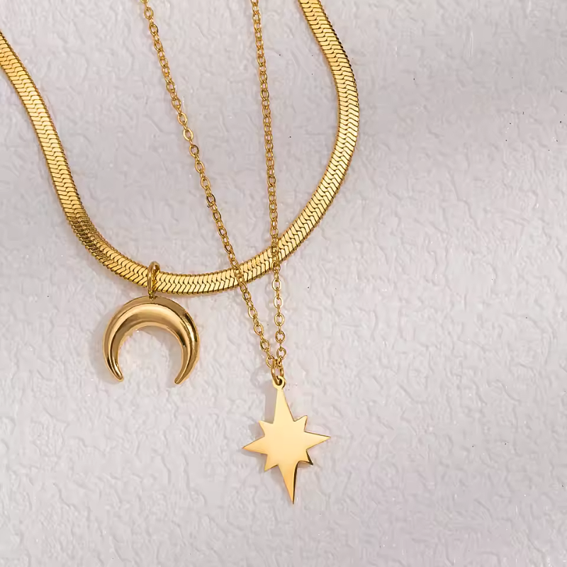 Stellar Charm Layered Necklace