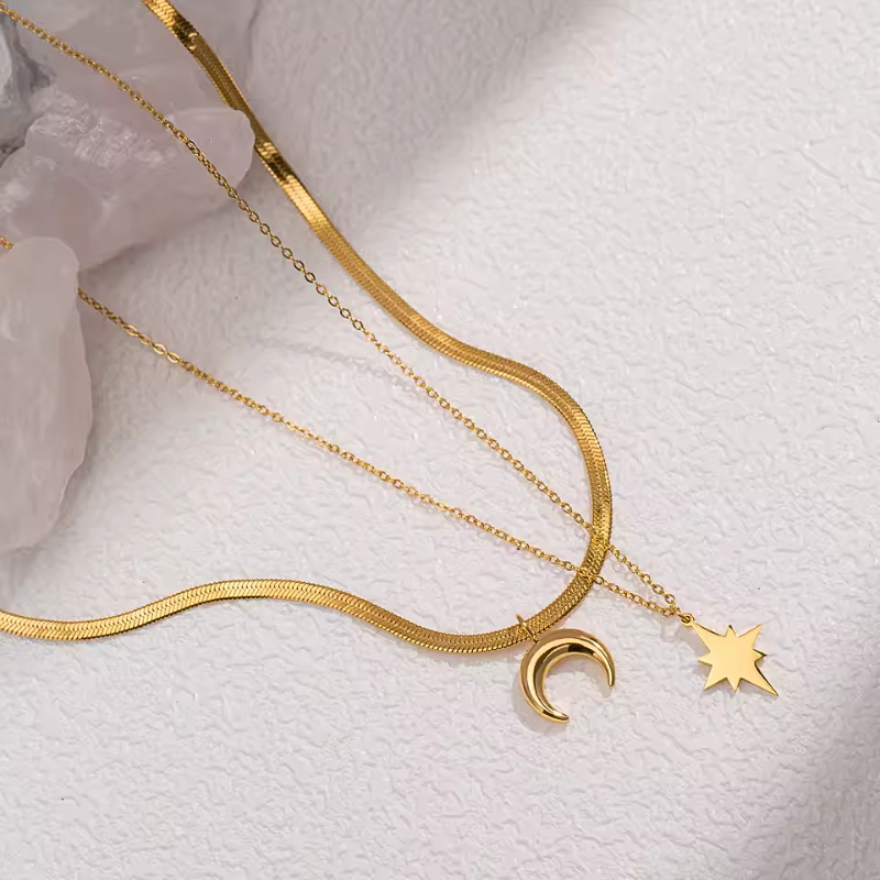 Stellar Charm Layered Necklace