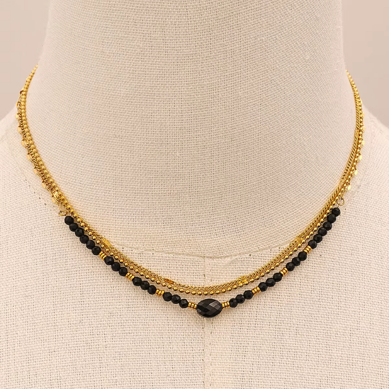 Regal Glimmer Layered Necklace