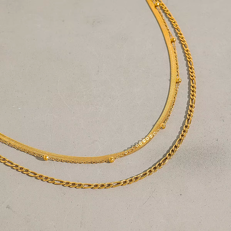 Auric Harmony Layered Necklace