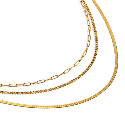 Bold Chains Layered Necklace