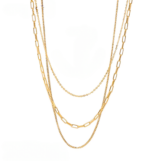 Gilded Harmony Layered Necklace