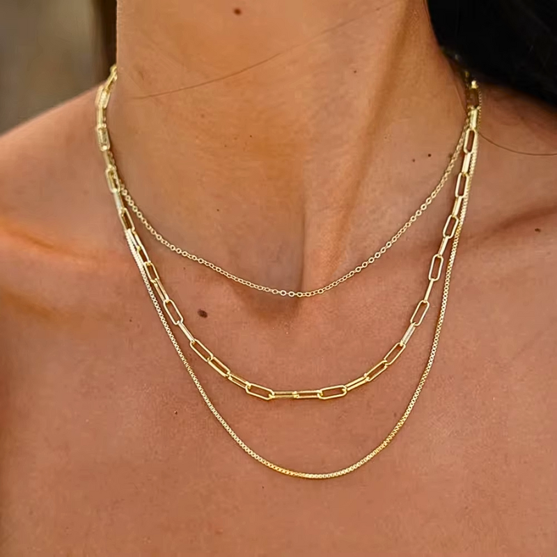 Gilded Harmony Layered Necklace