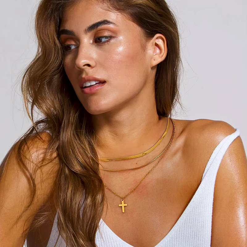 Faith Glow Layered Necklace