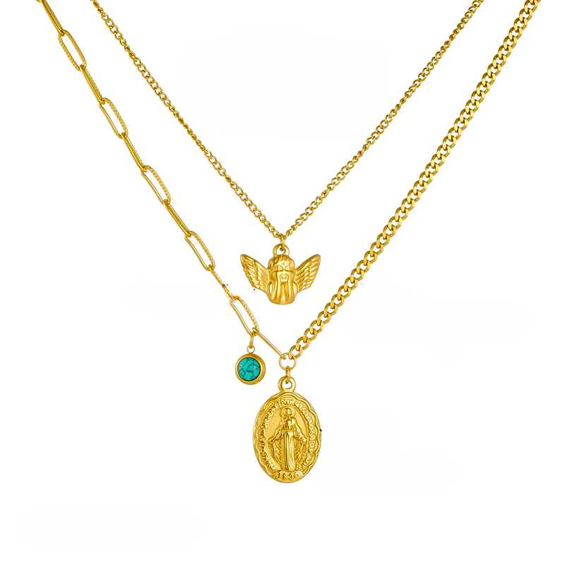 Divine Protection Layered Necklace